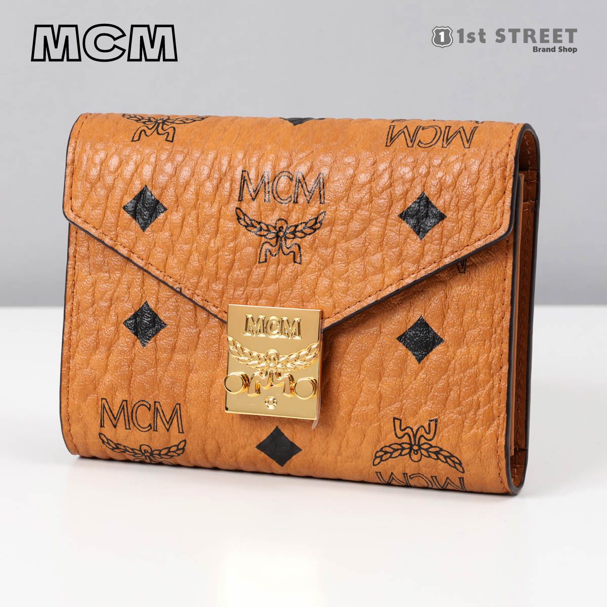 楽天市場】エムシーエム MCM 2つ折小銭付き財布 二つ折り財布