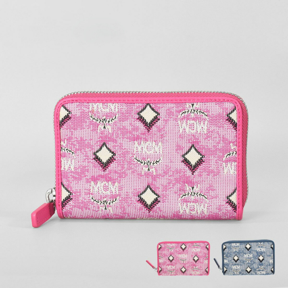 MCM エムシーエム コインケース 財布 コンパクト ロゴ柄 スタッズ 　美品 楽天市場】レディース財布（ブランドMCM・形状（財布）二つ折り