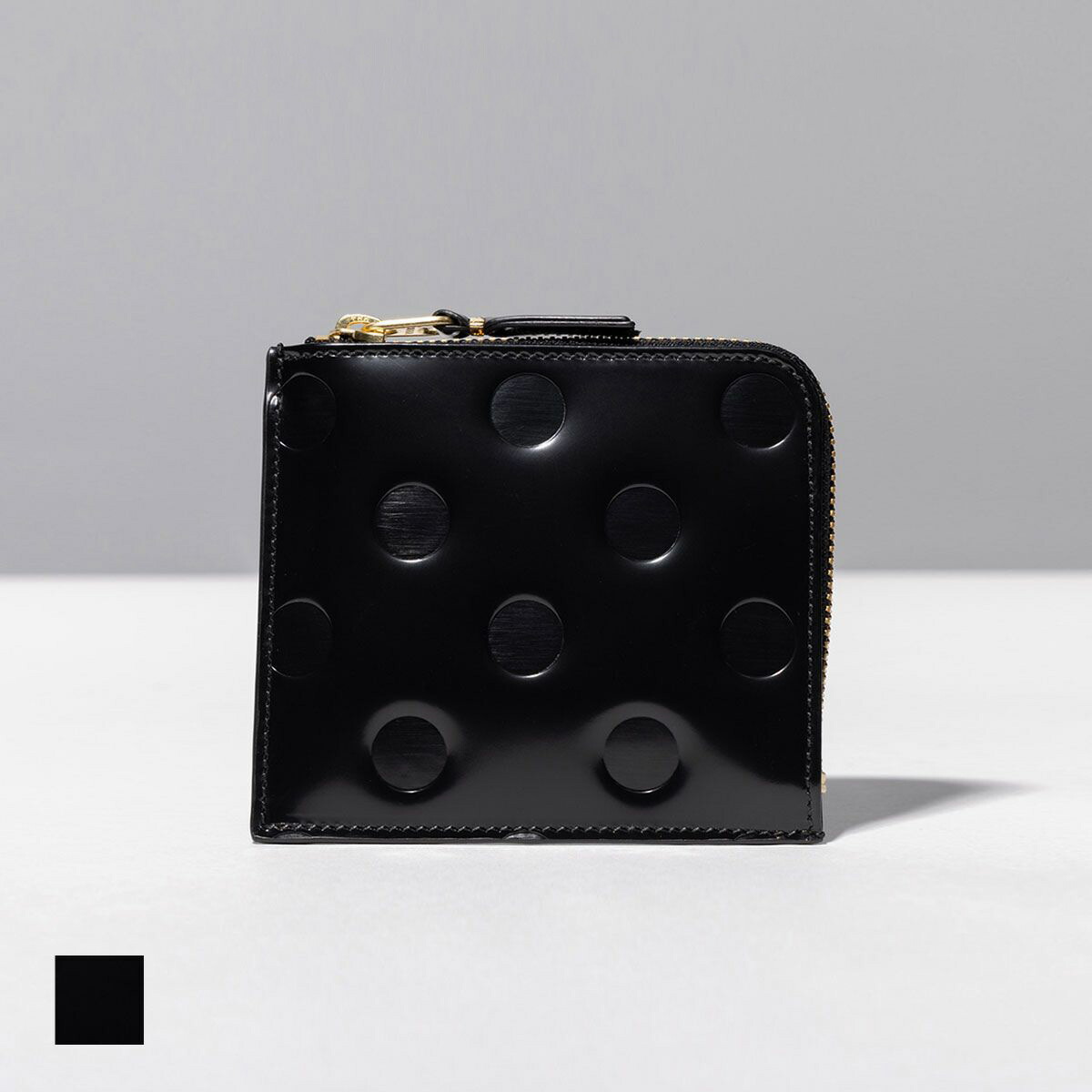 COMME des GARCONS ブラックレザー ケース Wallet COMME des GARCONS (Women/Men) カードケース レザー