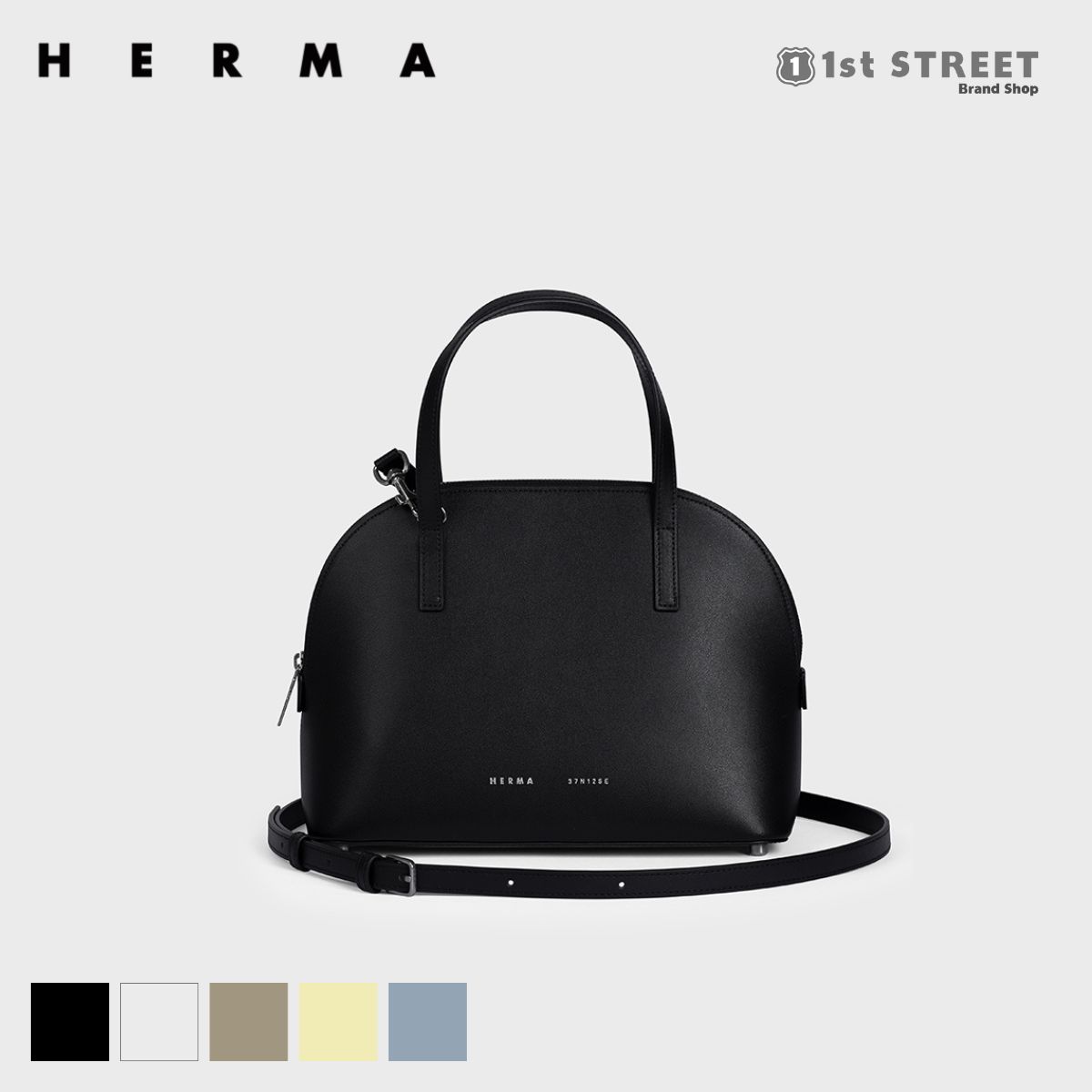 ヘルマ HERMA ハンドバッグ レディース バッグ ショルダーバッグ クロスボディ 2way レザー 牛革 本革 韓国ブランド LOE 24 TOP HANDLE BAG