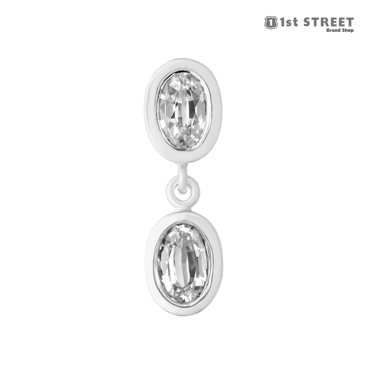 【アウトレット】【正規販売店】パッタラパン PATTARAPHAN ピアス アクセサリー ジュエリー スターリングシルバー ホワイトサファイア 片耳用 ブランド タイ発 6-E03 BABY DUOYING EARRINGS WIHTE SAPPHIRE レディース メンズ ユニセックス ★