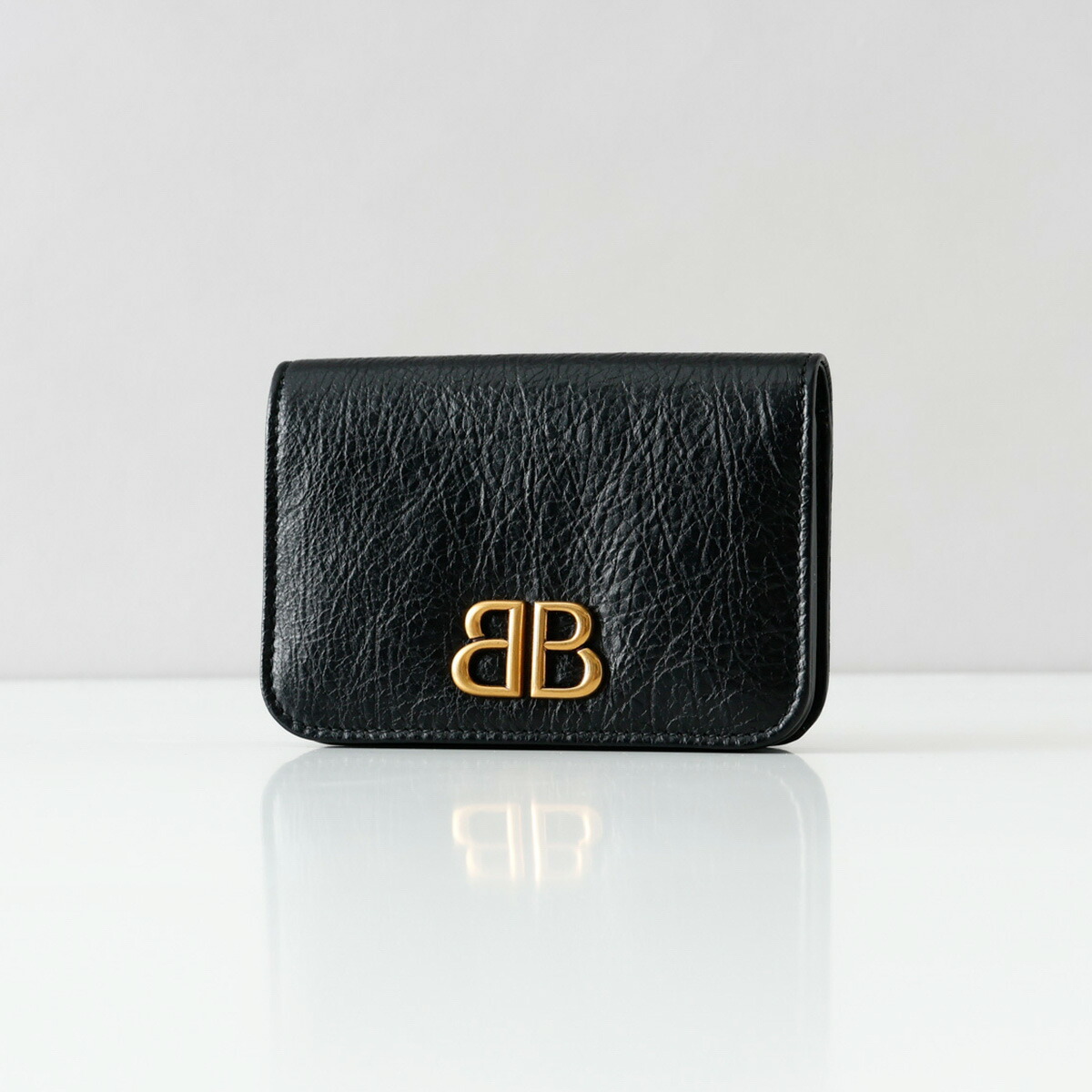 お値下げ中！バレンシアガ　黒レザー 名刺入れ ジッパー付き BALENCIAGA(バレンシアガ) カードケース・名刺入れ(メンズ