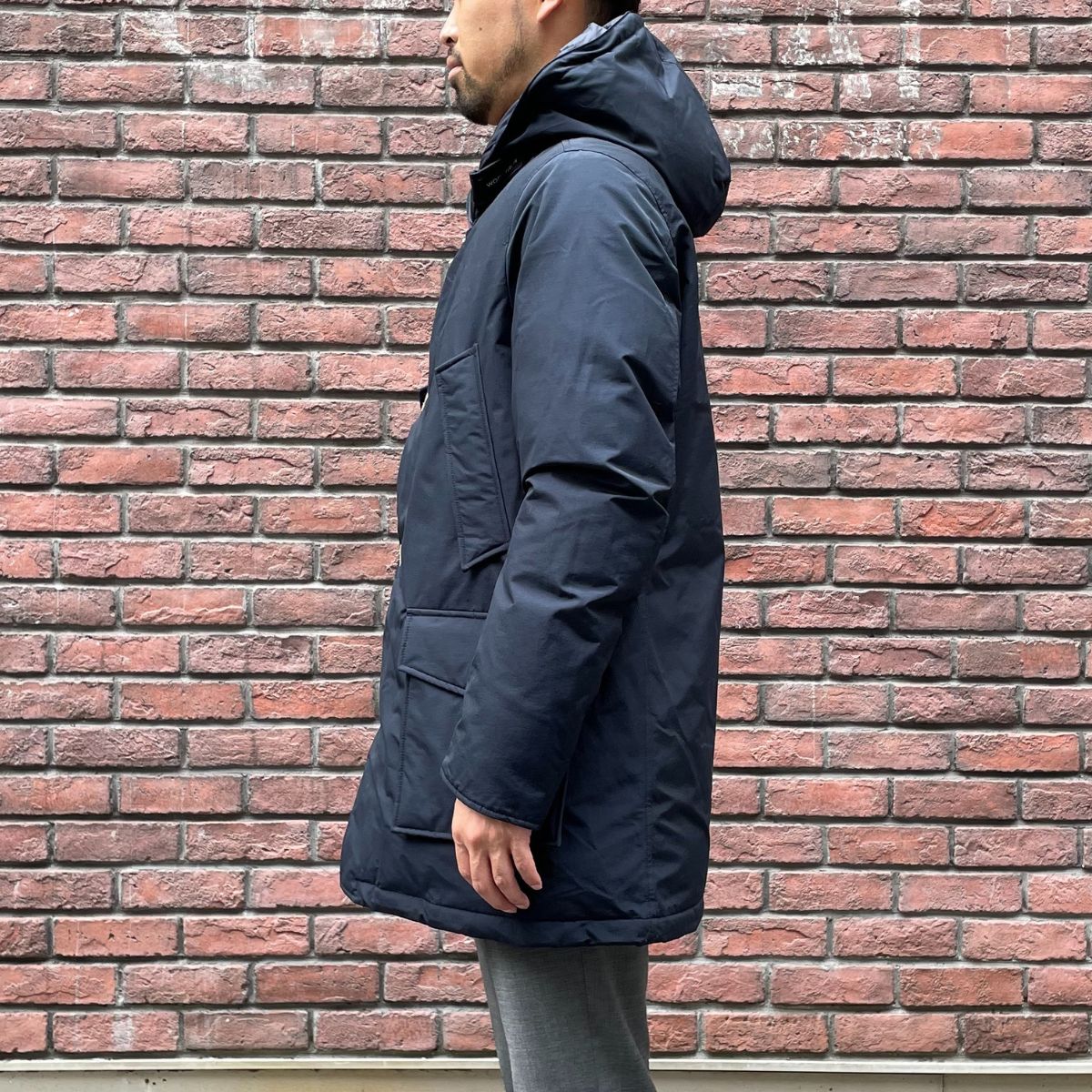 ウールリッチ WOOLRICH ダウン PARKA ダウンコート ブルー MELTON