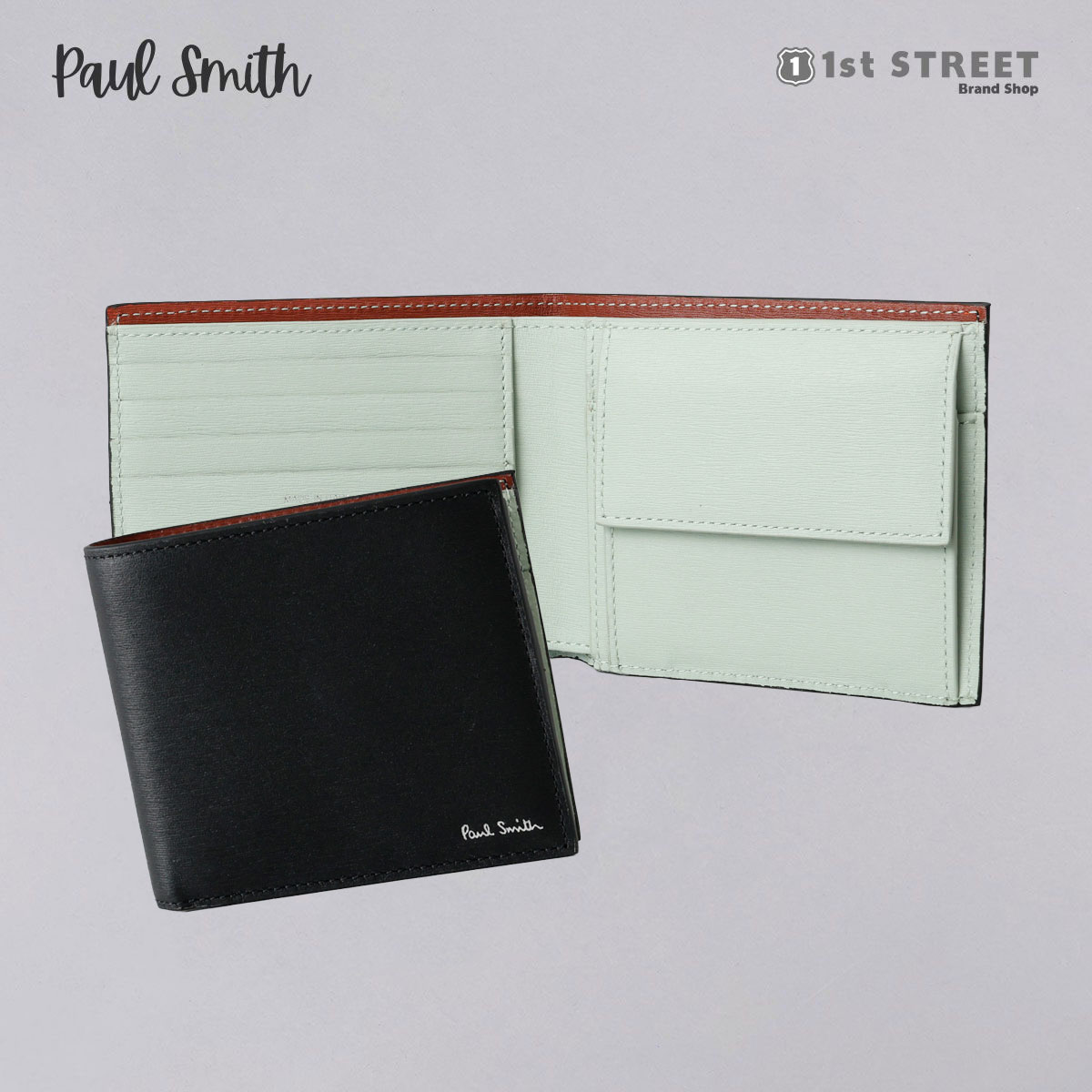 楽天市場】ポールスミス PAUL SMITH 財布 メンズ 二つ折り財布