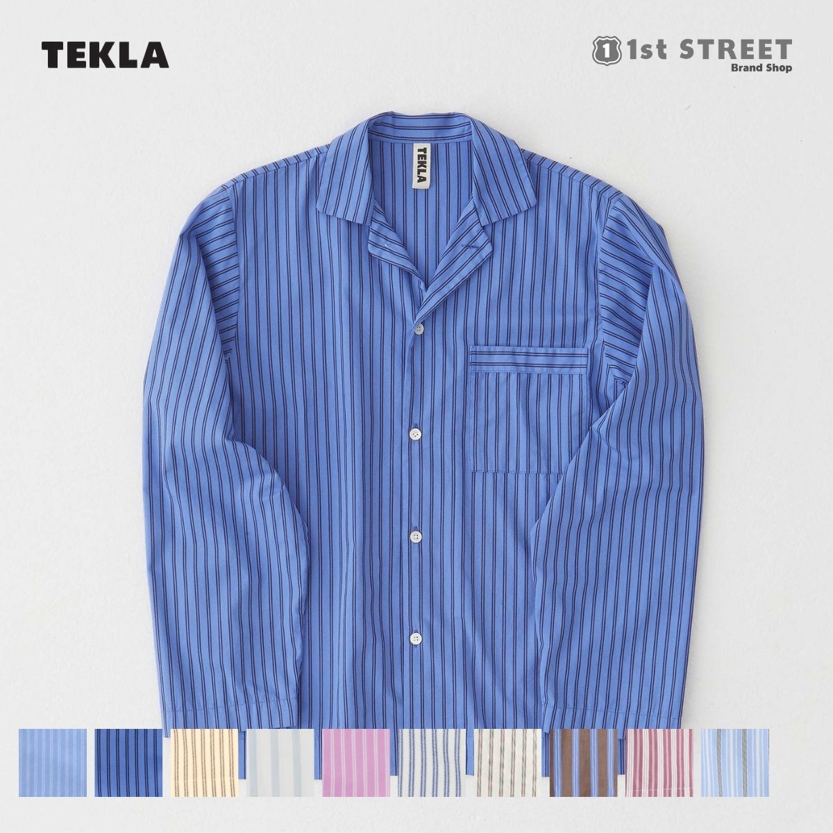 楽天市場】【正規販売店】テクラ TEKLA パジャマ 長袖シャツ メンズ