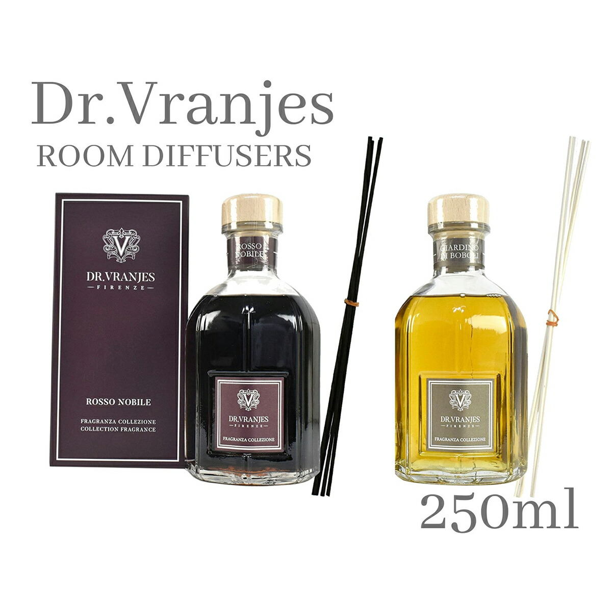 【楽天市場】Dr.Vranjes ドットール ヴラニエス ディフューザー 500ｍl ROSSO NOBILE ＜ロッソ ノービレ＞ BOBOLI  ＜ボーボリ＞ ルームフレグランス インテリア ギフト 約12畳用 : 1st STREET