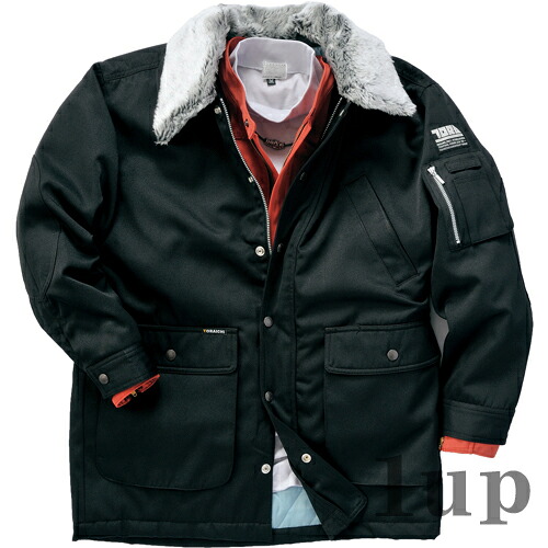M-5L 作業服 寅壱 防寒着 2530-150 ハーフコート (防寒服)(大きいサイズも同価格)｜ワンナップ 店