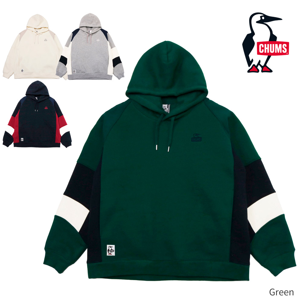楽天市場】チャムス マイトンパネルフーディー メンズ 長袖 パーカー