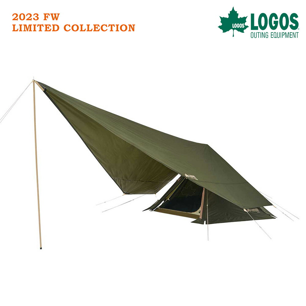 楽天市場】ロゴス ツーリングTepee タープセット（2023LIMITED
