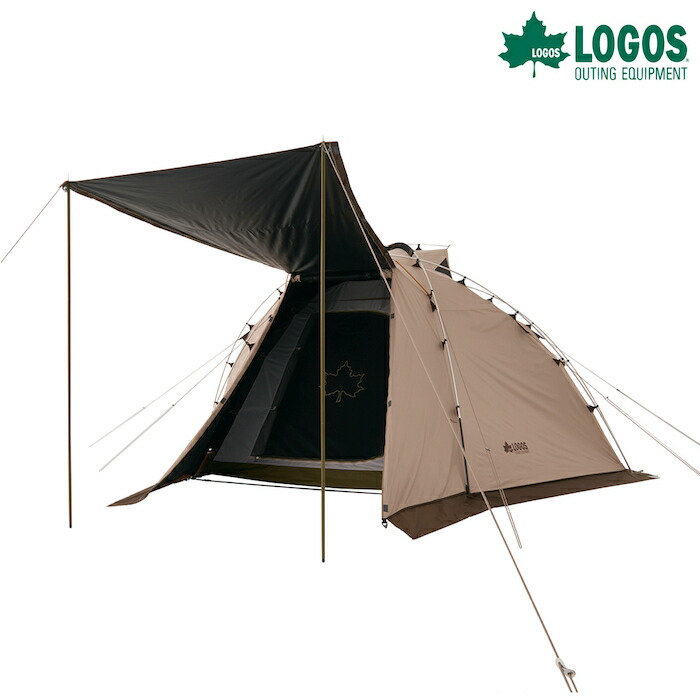 楽天市場】ロゴス Tradcanvas VポールTepee400-BB 71805573 : ma