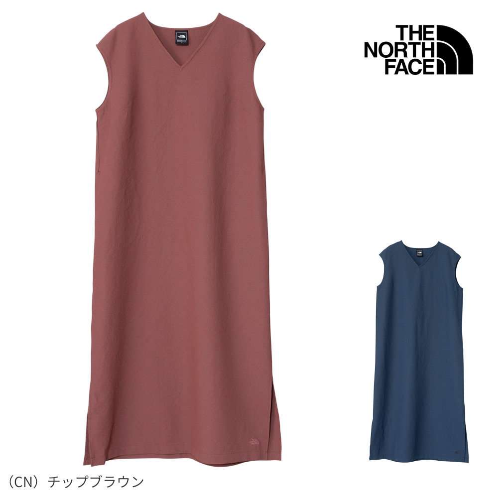 ノースフェイス　ワンピース　新品未使用品 THE NORTH FACE ワンピース 国内未発売 FACE(ザ・ノースフェイス
