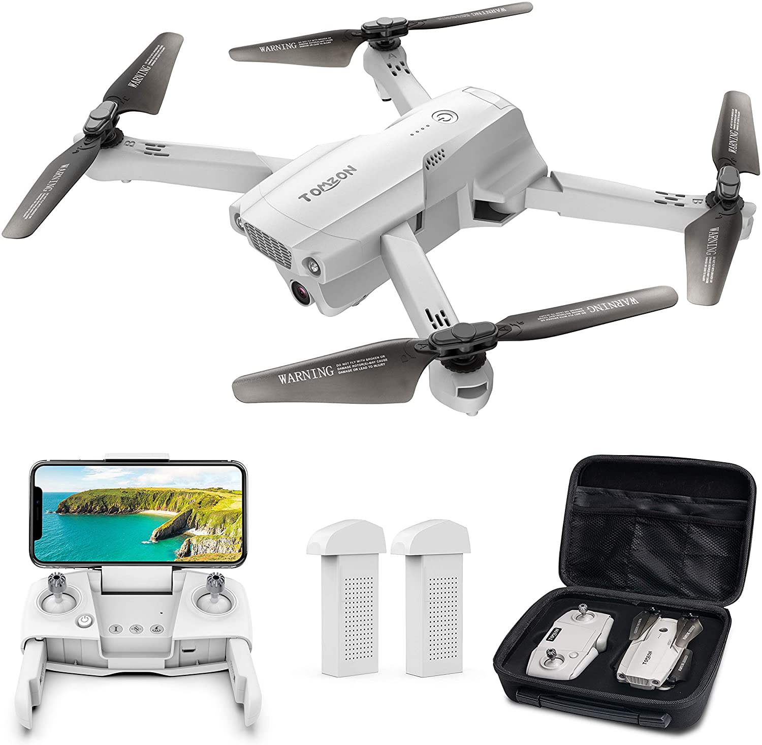 楽天市場 ドローン Gps搭載 4k Hd広角カメラ付き 飛行時間40分 0g以下 Tomzon リアルタイム伝送 折り畳み式 高度維持 ワンキー離陸 着陸 フォローミーモード ジェスチャー撮影 Mvモード オートリターン 収納ケース付き バッテリー2個 日常生活館