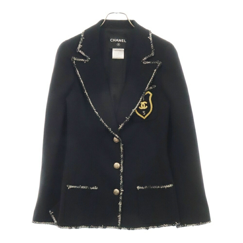 CHANEL テーラードジャケット 楽天市場】CHANEL(シャネル) サイズ:36 ココマーク ツイード