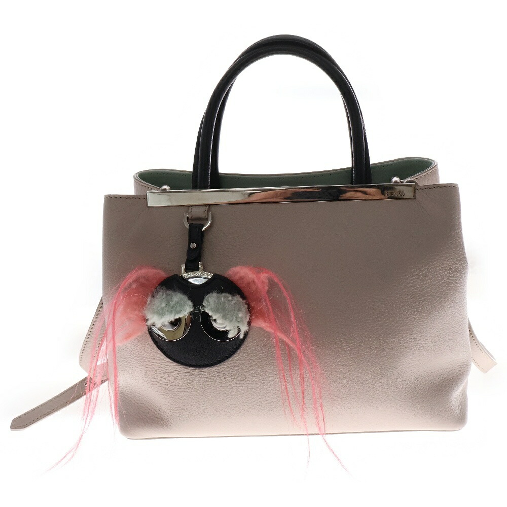 FENDIラビットファー ミニバッグ♥マフラーのオマケ付き 楽天市場】FENDI（フェンディ）マンマバケット ミニ ブラウン