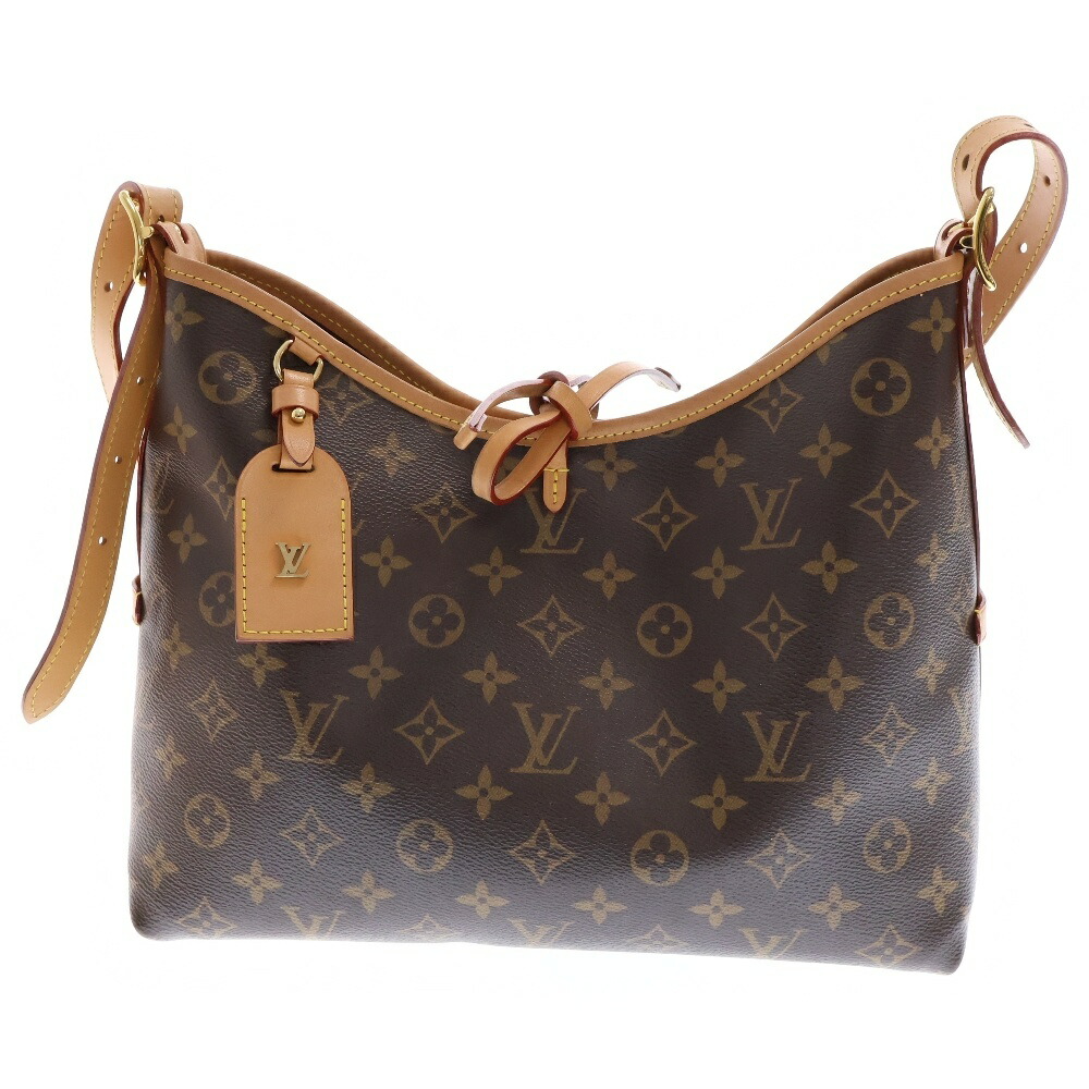 LOUIS VUITTON ブラウンレザーショルダーバッグ Louis Vuitton ブラウンレザーショルダーバッグ