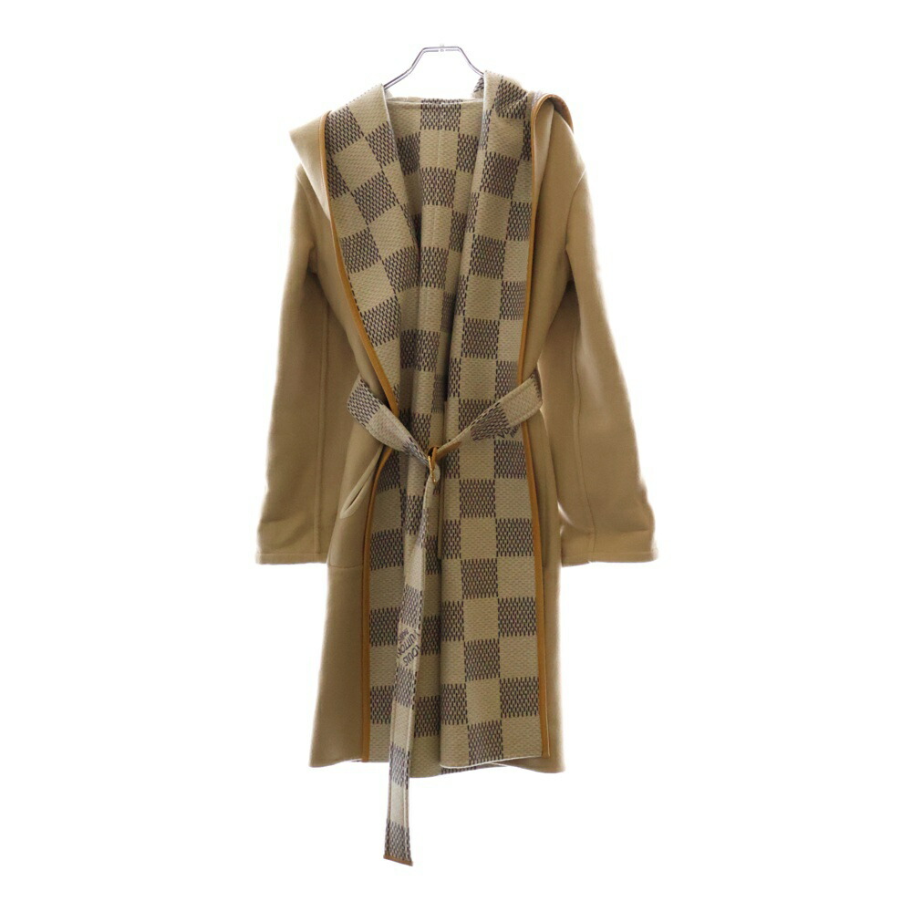 [希少]LOUIS VUITTON ダミエ柄トレンチコートSize50 ルイ・ヴィトン「カーコート - ディストーテッド・ダミエ