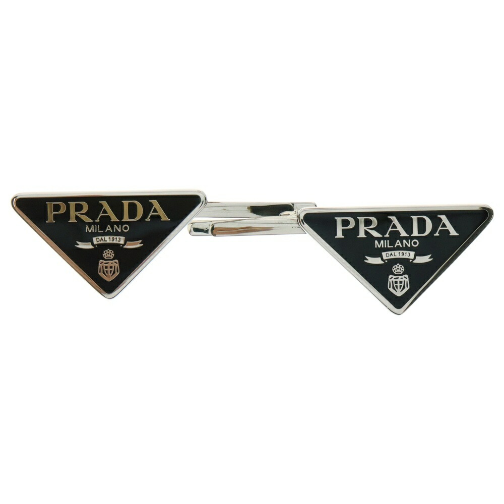 【美品】PRADA プラダ バレッタ プレックス スタッズ ロゴ ヘアクリップ PRADA（プラダ） プレックス ヘアクリップ バレッタ スタッズ ロゴ