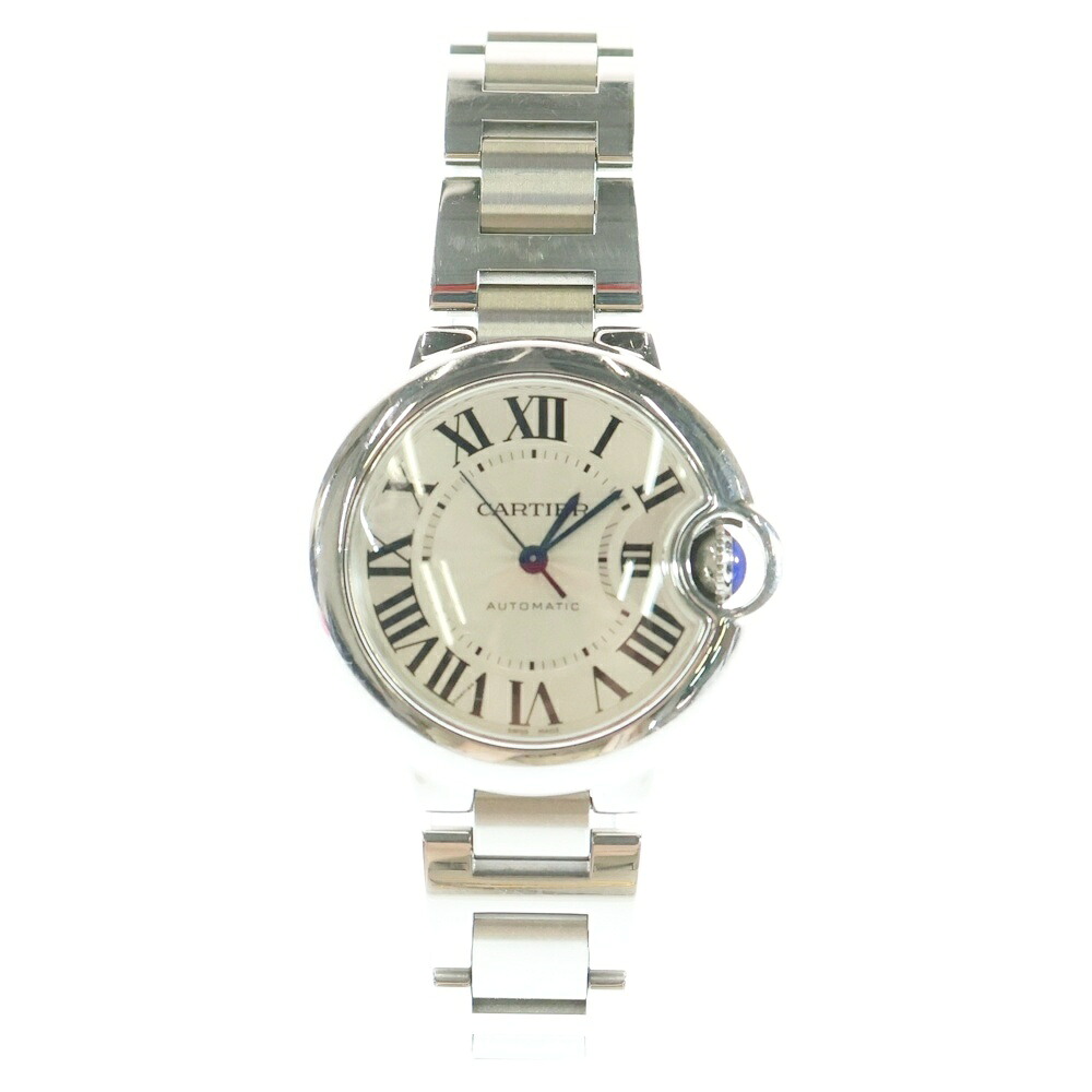 Cartier(カルティエ) バロンブルードゥカルティエ シルバー文字盤 ステンレス 自動巻き SS×AT W6920071 腕時計【中古】【程度B】
