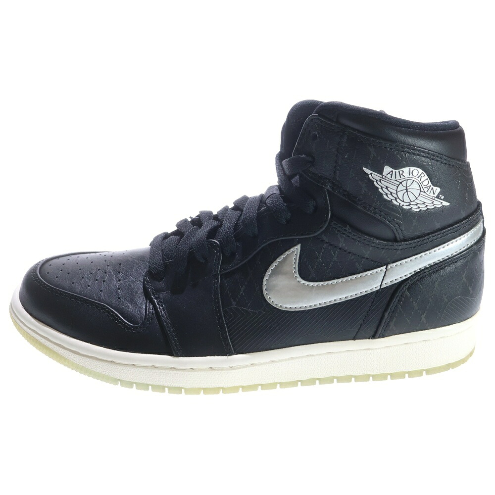 NIKE(ナイキ) 【褒めたたえる用 2015年製】 AIR JORDAN 1 RETRO HIGH ALLSTAR エアジョーダン1 レトロ オールスター ハイカットスニーカー 黒いこと US8/26糎 850703-011【中古】【度合いS】 靴-スニーカー-メンズ靴