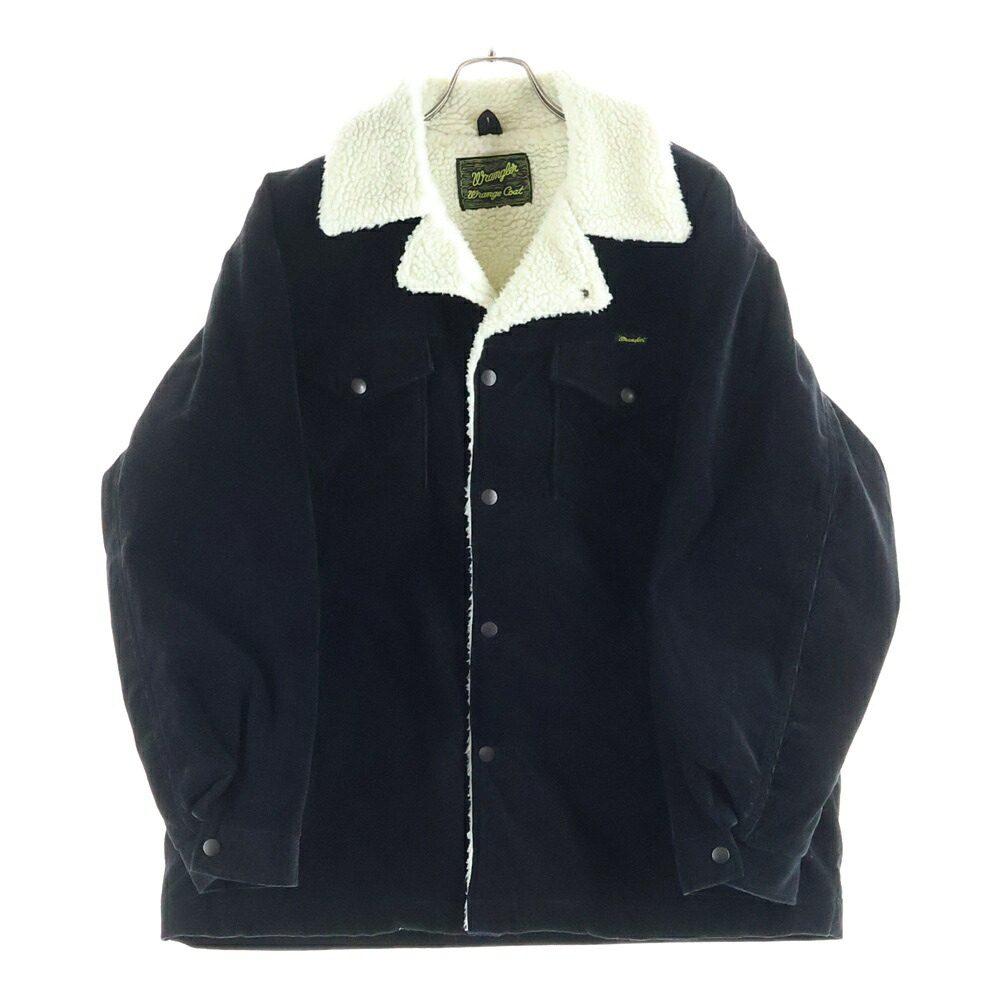 WACKO MARIA(ワコマリア) × Wrangler CORDUROY WRANGE COAT ラングラー コーデュロイランチコート 黒いこと【中古】【座標軸A】