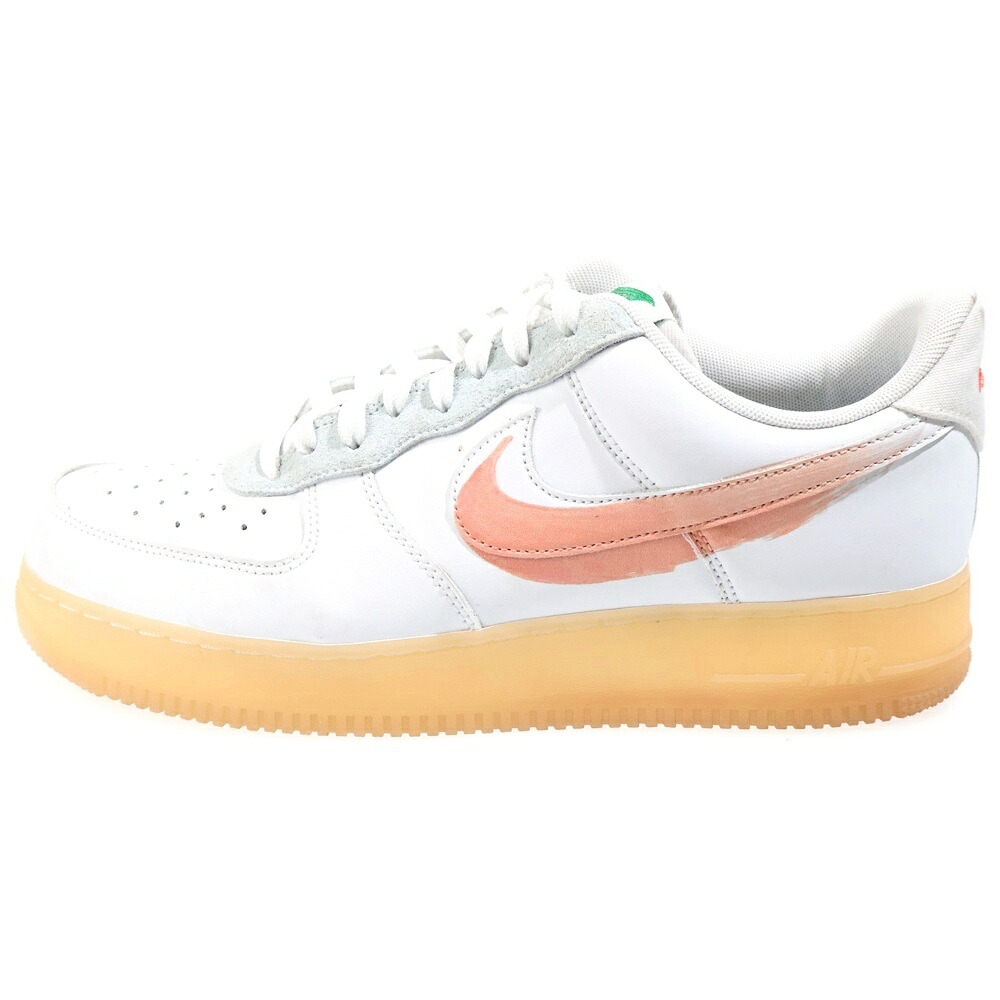 NIKE(ナイキ) ×MAYUMI YAMASE AIR FORCE 1 FLYLEATHER 山瀬まゆみ 空軍1 飛球なめし革 ローカットスニーカー 白いこと US11/29珊 DB3598-100【中古】【度合いA】