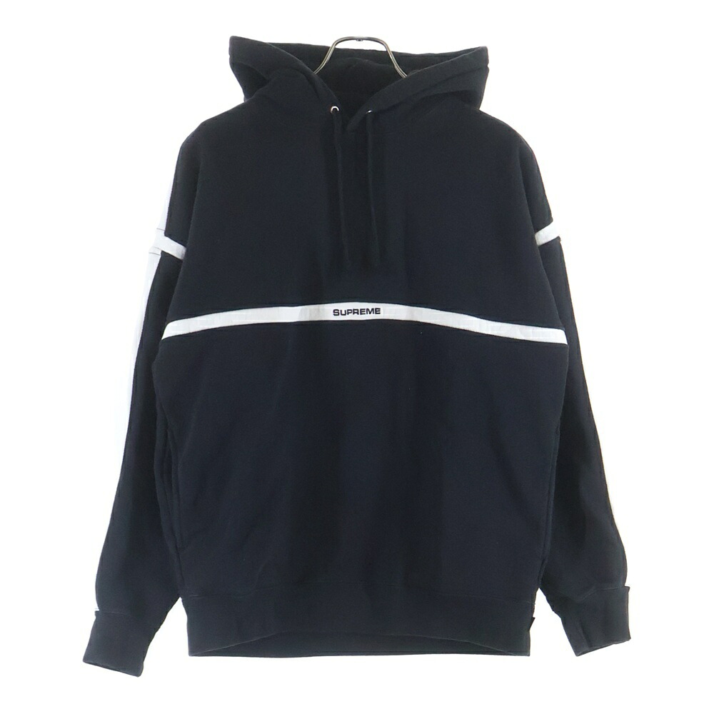 SUPREME(シュプリーム) 20AW Warm Up Hooded Sweatshirt ウォーム繰り上げる フーディースウェットシャツ ティーシャツパーカー 黒いこと【中古】【度合いB】