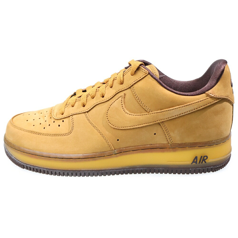 NIKE(ナイキ) AIR FORCE 1 LOW RETRO SP WHEAT MOCHA 空軍1 レトロ ヌバック ウィート うす暗いモカ ローカットスニーカー 赤銅色 US11/29糎 DC7504-700【中古】【座標軸S】