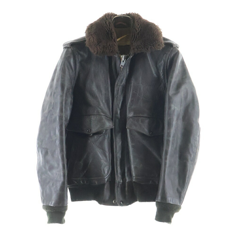 SCHOTT(打つこと) 60-70S VINTAGE G-1 ヴィンテージ ボア色合い なめし革 飛翔上衣 赤銅色【中古】【座標軸B】