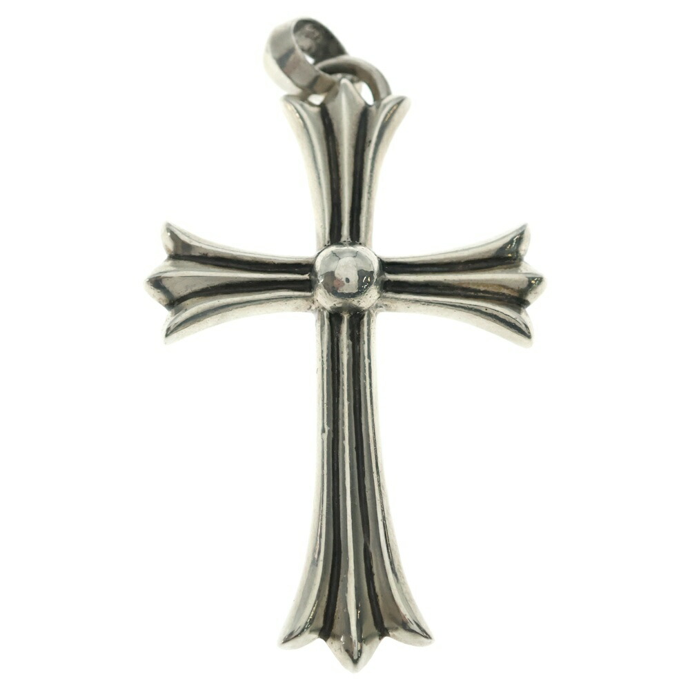 CHROME HEARTS(クロムハーツ) LG W BALE ラージCH差し交わす Wベイル 首飾りいの一番 しろがね色 BCA393【中古】【座標軸B】