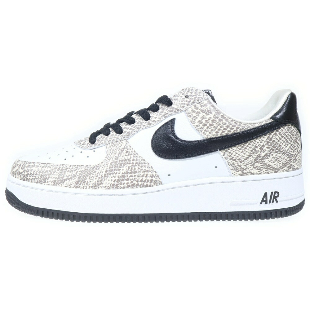 NIKE(ナイキ) AIR FORCE 1 LOW COCOA SNAKE 空軍1 置き目 ココアスネーク ローカットスニーカー 白いこと US9/27珊 845053-104【中古】【度合いS】