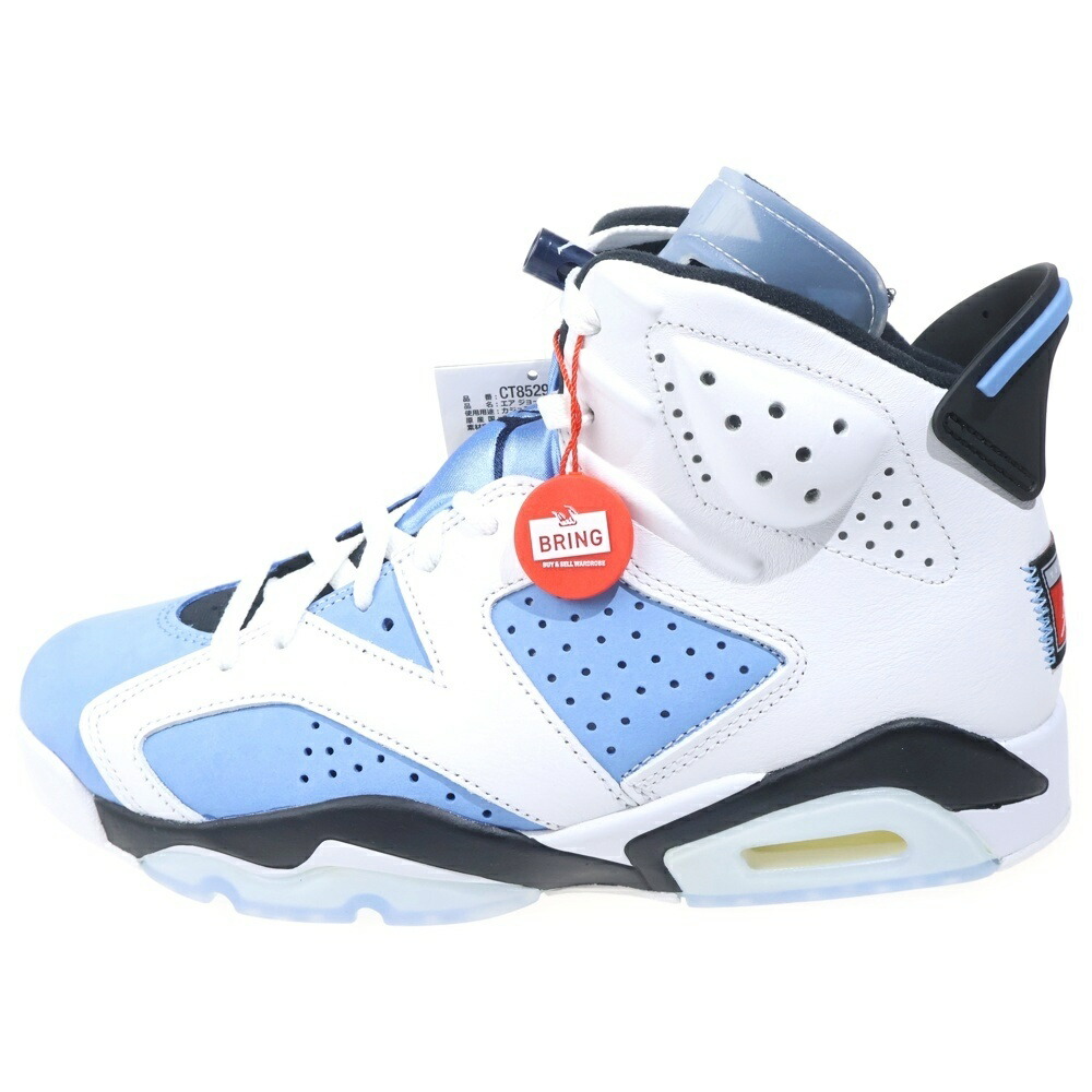 NIKE(ナイキ) AIR JORDAN 6 UNC エアジョーダン6 ハイカットスニーカー 青碧 US9/27糎 CT8529-410【中古】【座標軸S】
