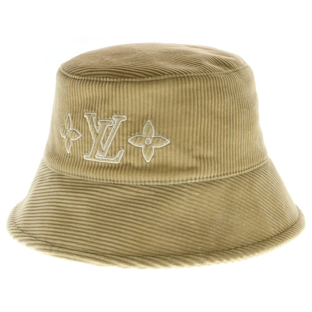 LOUIS VUITTON(ルイヴィトン) かぶり笠・LV 書き判 ベージュ かぶり笠 M5202M【中古】【座標軸B】