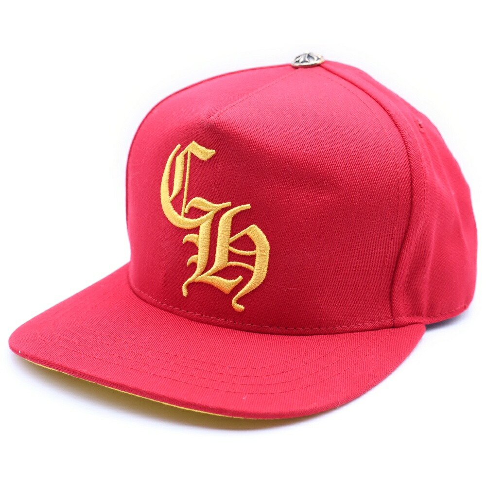 CHROME HEARTS(クロムハーツ) CH BASEBALL Trucker Cap トラッカーキャップ 野球旗がしら かぶり笠 赤いこと/黄色【中古】【座標軸S】