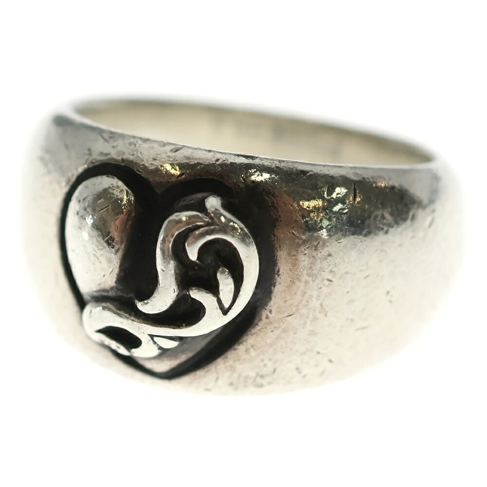 CHROME HEARTS(クロムハーツ) HEART IN BAND ハートインバンドリング しろがね色【中古】【座標軸B】