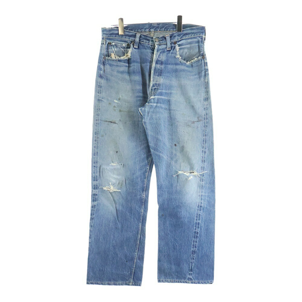 Levi\u0027s(リーヴァイズジーンズ) 50S VINTAGE 501XX 53model BIG E 革継ぎ切れ 原則としてR 名取り草裏無目じるし V編み目 オフセット つつみ隠しリベット 両面溜め桶 ジーンズ ズボン下 インディゴ【中古】【度合いB】