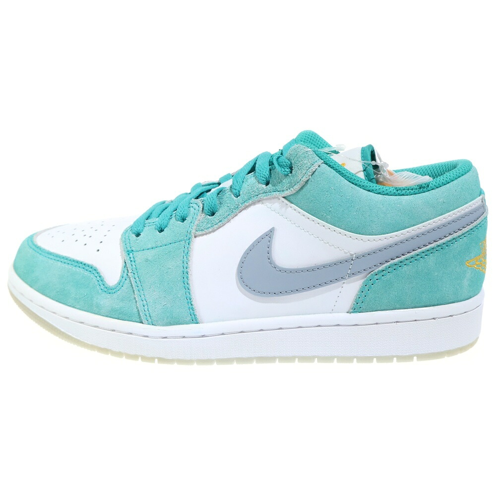 NIKE(ナイキ) AIR JORDAN 1 LOW SE NEW EMERALD エア湖 ジョーダン エスイー ニュー エメラルド ローカットスニーカー 緑であること/白いこと US9.5/27.5珊 DN3705-301【中古】【度合いS】
