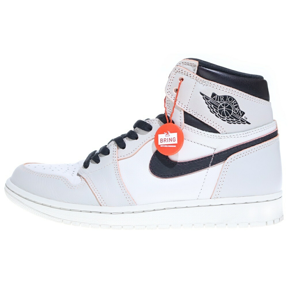 NIKE(ナイキ) AIR JORDAN 1 HIGH OG DEFIANT NYC TO PARIS エアジョーダン1 ハイカットスニーカー 薄墨色/白いこと US9/27糎 CD6578-006【中古】【座標軸A】