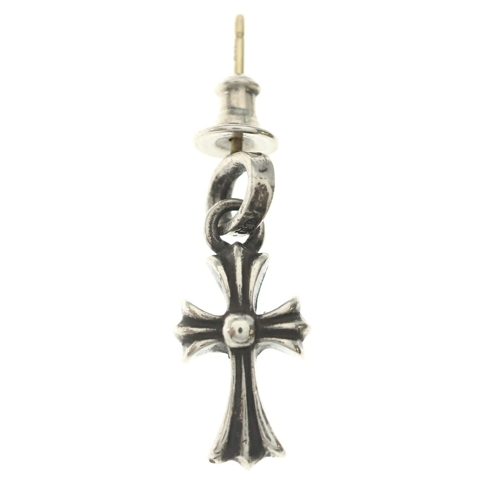 CHROME HEARTS(クロムハーツ) BBY F PPRCHN ベイビーファットクロス 落っこちるピアス しろがね色 BCA090【中古】【座標軸A】