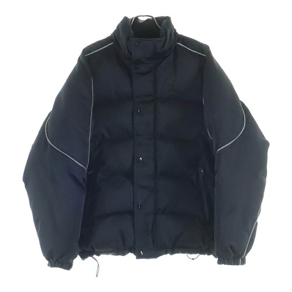 SUPREME(シュプリーム) 24AW ×Puffer Jacket ×ナイキ ロゴ刺繍 ダウンジャケット ダウンジャケット ブラック HF0828-010【中古】【程度B】