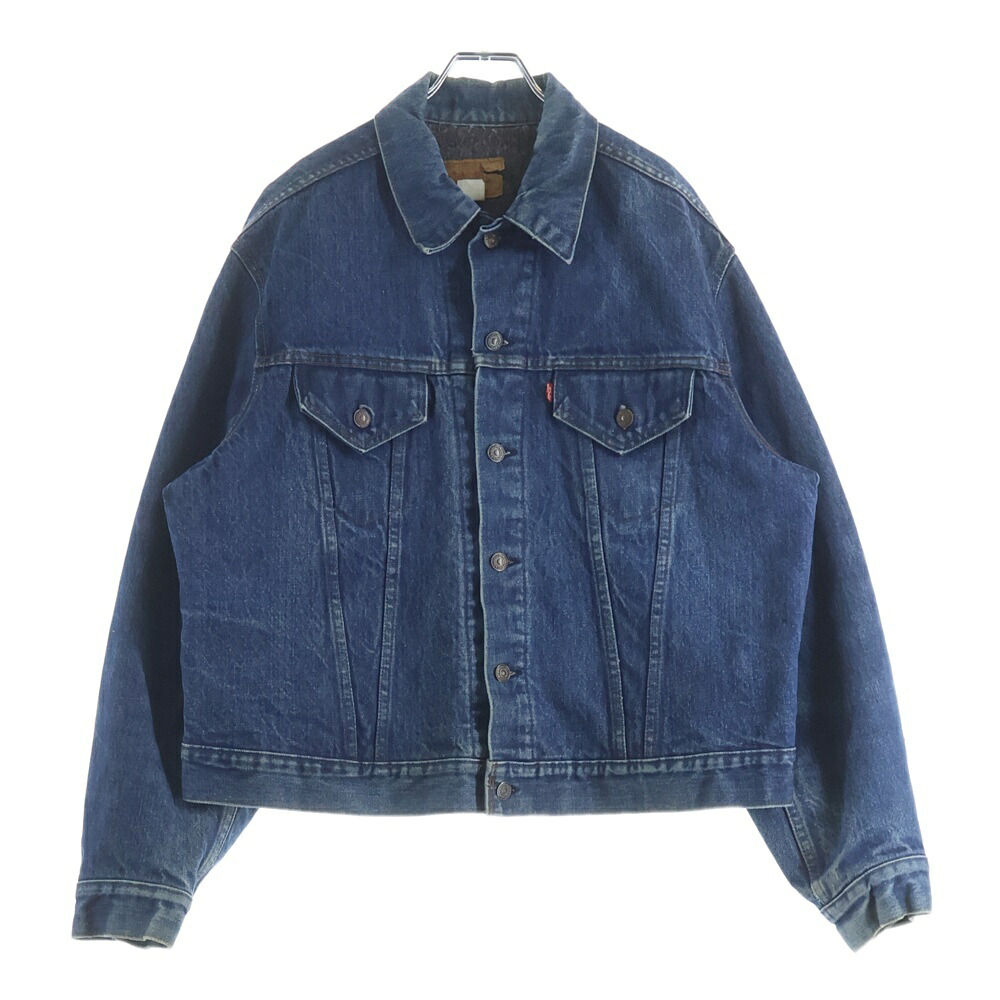 Levi\u0027s(リーヴァイズジーンズ) 70S VINTAGE 70505 0317 ヴィンテージ スモールe 毛布付き添い人 ジーンズ トラッカー 上衣 インディゴ【中古】【座標軸C】