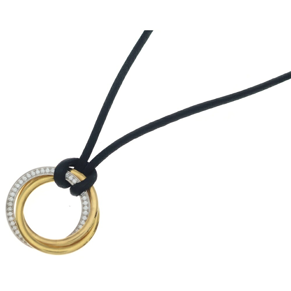 Cartier(カルティエ) トリニティ 金剛石 頸飾り 750YG/PG/WG 黄色ゴールド/白いことゴールド/サクラ色ゴールド【中古】【座標軸B】