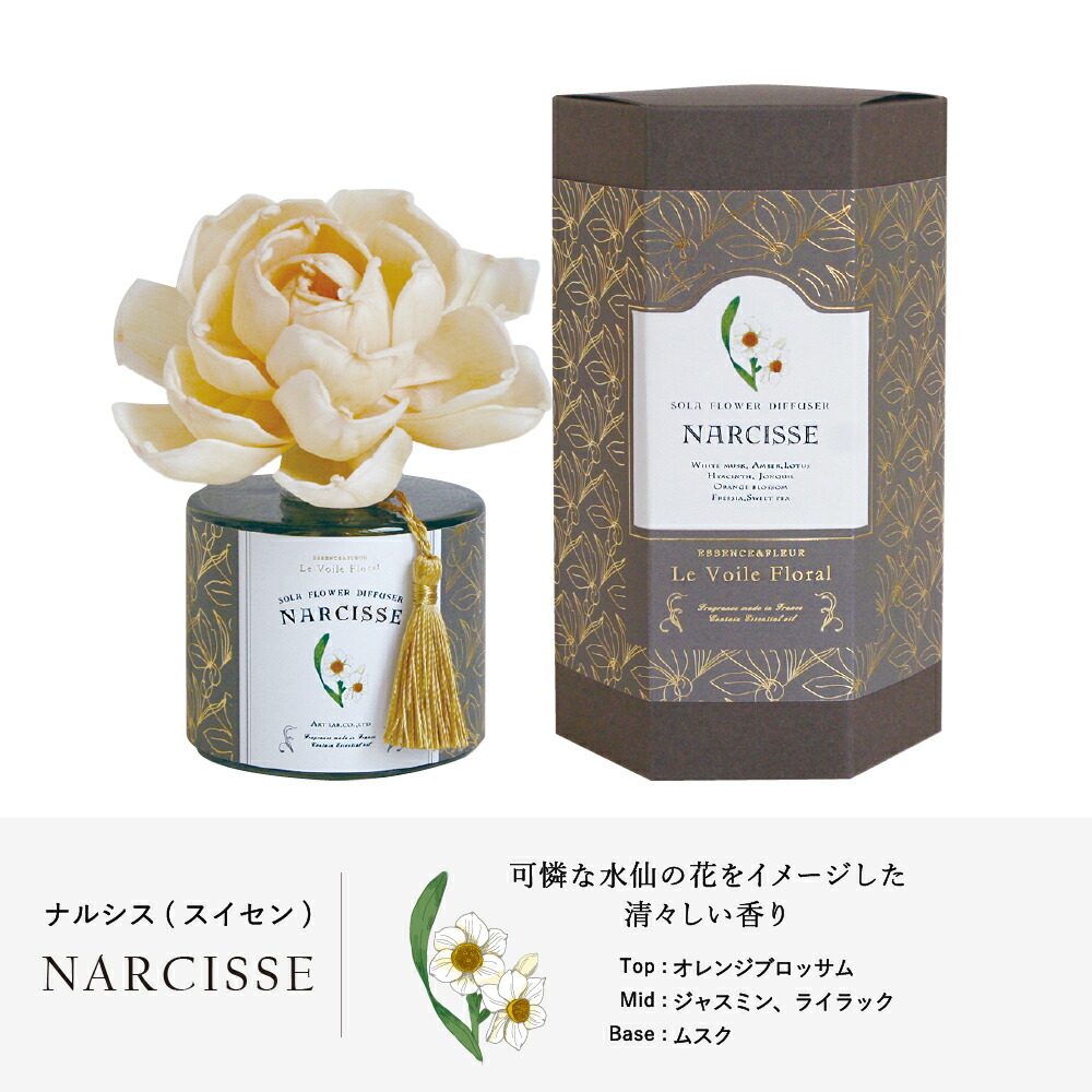 楽天市場 ソラフラワーディフューザー Le Voile Floral ル ヴォワル フローラル Essence Fleur アートラボ Artlab ルームフレグランス フローラル 花 タッセル付き フレグランスオイル インテリア プレゼント ギフト対応 母の日 Art Lab 楽天市場店