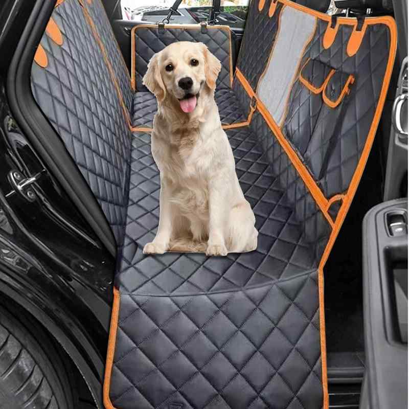 ペットシート 犬 猫用 厚手 ドライブ用マット 後部座席 助手席用 全面保護 防水 防汚 撥水加工 汚れ防止 滑り止め 愛犬 愛猫 車内 4WAY クッション カバー