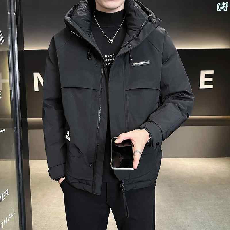 メンズ　ファッション　韓国ファッション　オシャレ　カジュアル　男性用　大歳 ライト ダウン ジャケット メンズ 冬 厚く 厚手 服 スタンドカラー 冬服 男性用 16,782円
