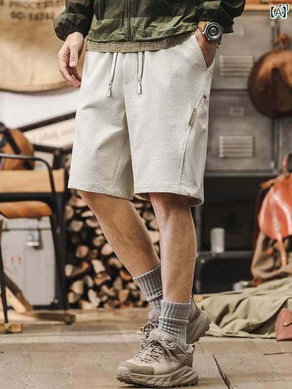 メンズ　カジュアル　男性　オシャレ アメカジ ショート パンツ メンズ 夏 冷感 クォーター スポーツ ニット ミッド 6,514円