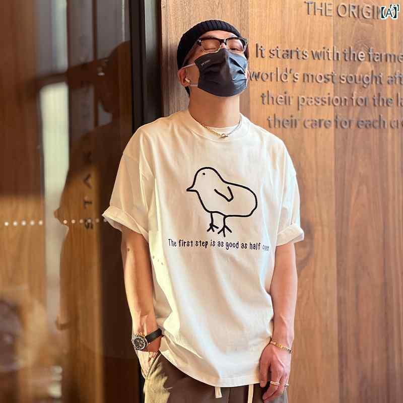メンズ　ファッション　オシャレ　カジュアル　男性 GRY アメリカン メンズ ヘビー ベース シャツ 春高 重量 コットン 半袖 Tシャツ