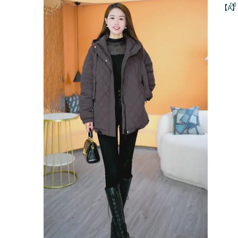 レディース レディース ファッション 上品　オシャレ　綺麗 Naiya コットンコート 秋冬 ホット 厚手 コットン 2枚 トップ 9,097円