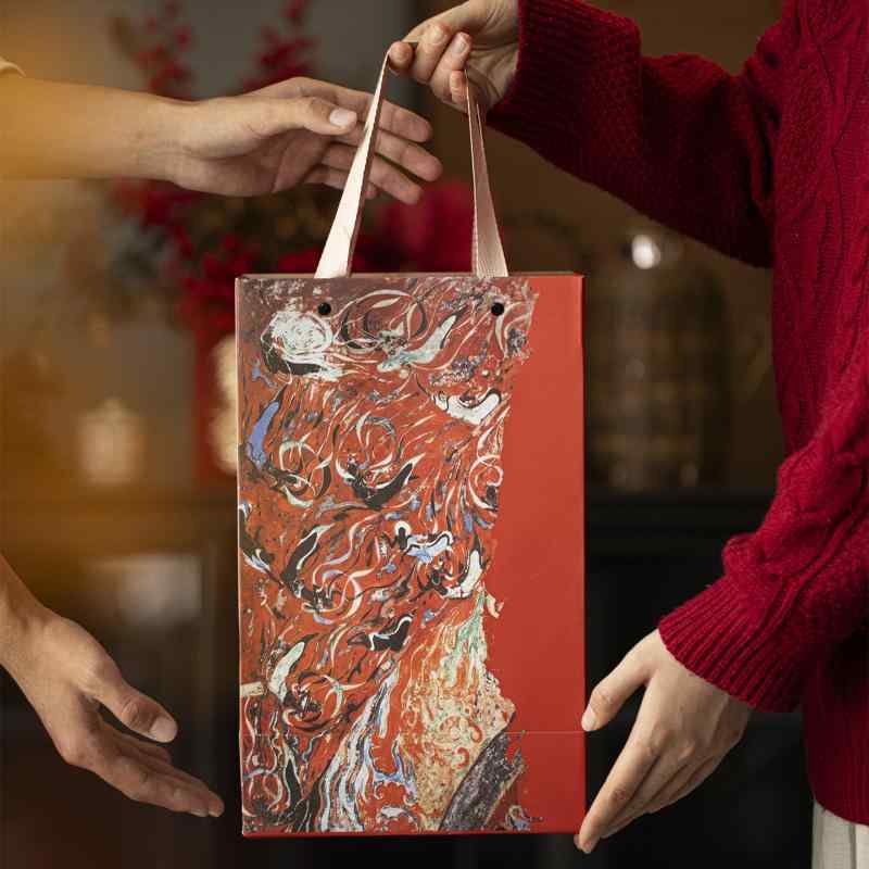 茶器セット 敦煌デザイン 功夫茶器 中国茶器 家庭用 普段使い 手描き 粉引 陶磁器 陶器 携帯用 耐熱性 4人用 軽奢風 レトロモダン｜shop I.D.H 6,504円