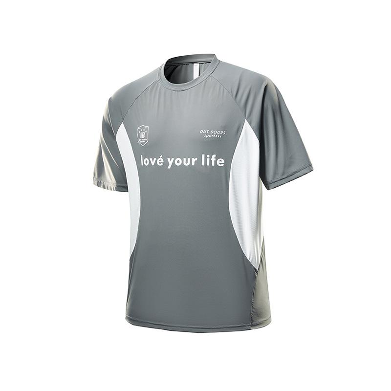 Tシャツ メンズ 短袖 フード付き 丸首 ゆったり 薄手 夏用 通気性 抗菌 綿素材 純色 レトロ カジュアル 普段使い