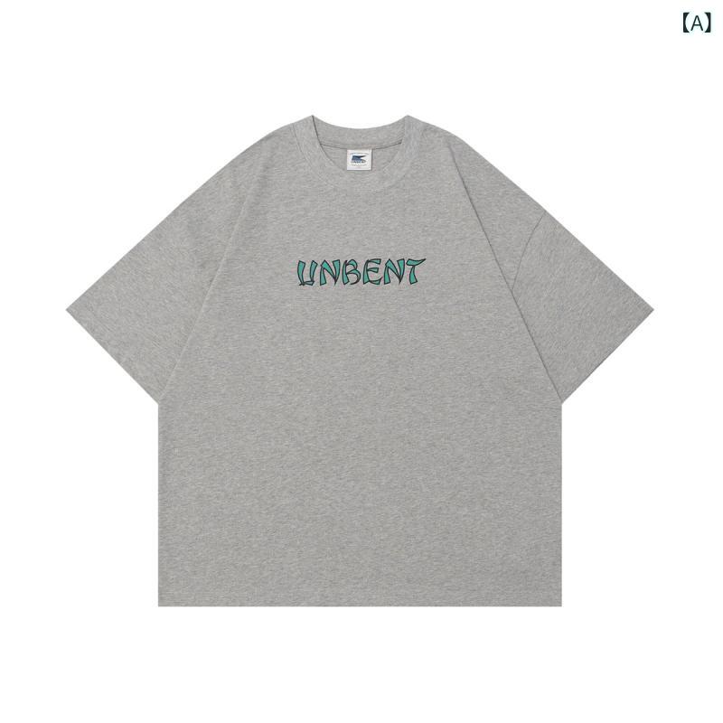 UNBENT 25 SS レトロ カジュアル ゴシップ フライングタイガー プリントコットン 半袖 Tシャツ メンズ ハーフスリーブ
